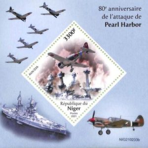 A8383  - NIGER -  Stamp Sheet - 2021  Military PEARL HARBOR