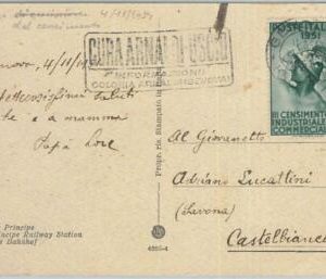 75579 - ITALY - Postal History - POSTMARK on POSTCARD 1951 - MEDICINE
