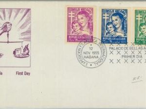 75594 - Havana - POSTAL HISTORY -  FDC  COVER  1955   Tuberculosis MEDICINE
