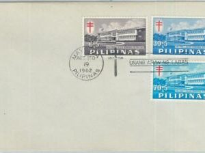 75596 - Philippines  - POSTAL HISTORY - FDC  COVER  1962  Medicine TUBERCULOSIS