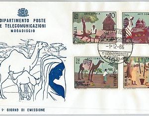 63015 - SOMALIA - POSTAL HISTORY - FDC COVER  Scott #  295/8 - 1966  AGRICOLTURE