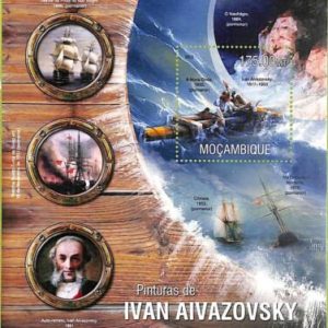 A8289 - MOCAMBIQUE - Stamp Sheet -2013 ART Boats Aivazovsky