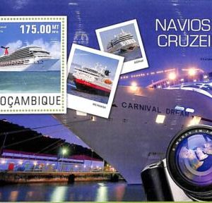 A8232 - MOCAMBIQUE - Stamp Sheet - 2014 BOATS Cruise Ships