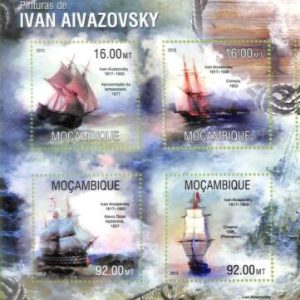 A8231 - MOCAMBIQUE - Stamp Sheet -2013 ART Boats Aivazovsky