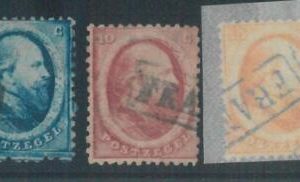 78360 -  NETHERLANDS - STAMPS Set -  YVERT #  4/6 Very Fine  USED