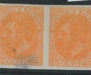 78356 -  SPAIN  -  STAMPS Set:  EDIFIL  #  210  IMPERF PAIR - new  MINT NH