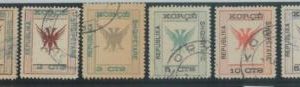 78366  - ALBANIA:  Korçë -  STAMP:   Michel # 11 - 17  Rep. Korce  USED