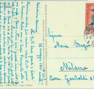 89120 - SWITZERLAND - POSTAL HISTORY - Red Cross #B5 on POSTCARD to ITALY 1940