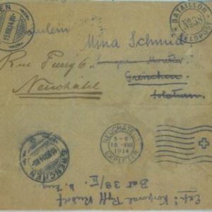 89122 - SWITZERLAND - POSTAL HISTORY - FELDPOST Field SOLDIERS mail 1904