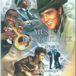 M1450 - MOZAMBIQUE, ERROR, 2011 IMPERF SHEET: Elvis, Sinatra, Louis Armstrong