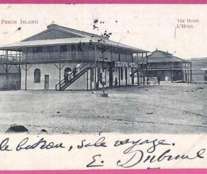 ag3280 - YEMEN -  VINTAGE POSTCARD - Perim Island - 1904