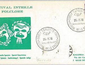63216 - ITALY - POSTAL HISTORY -  COVER - 1970  FOLKLORE Theatre TARCENTO Udine