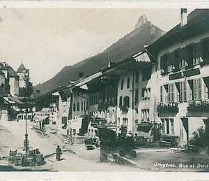 31329  - Vintage postcard: SWITZERLAND - SCHWEIZ : Gruyères, Fribourg 1932