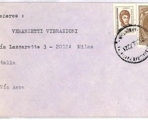 ai2730 - ARGENTINA - Postal History -  Cover to ITALY 1972