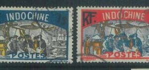 86995c - INDOCHINE - STAMP - Y & T  # 145 + 146 - Fine USED