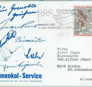 68011 - FRANCE - POSTAL HISTORY - GRENOBLE 1968 WINTER Olympic Games  POSTMARK