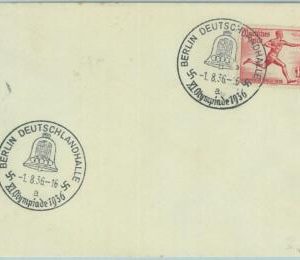 68138 - GERMANY - POSTAL HISTORY - CARD - 1.8.1936 Olympic postmark: BERLIN a