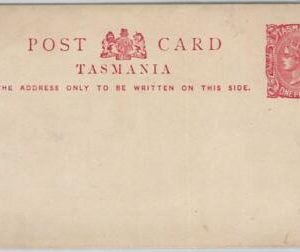 65776 - AUSTRALIA:   TASMANIA  - Postal History - STATIONERY CARD One Penny