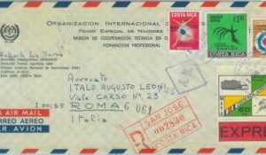 84269 - COLOMBIA - REGISTERED COVER to ITALY 1971 Cancer OLYMPIC GAMES medicine