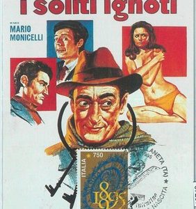 67267 - ITALY  - Postal History -  SPECIAL POSTCARD -  CINEMA 1995 Gassman TOTO