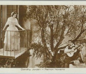 81825 - VINTAGE POSTCARD - CINEMA Actor :  RAMON NAVARRO  Dorothy Jordan