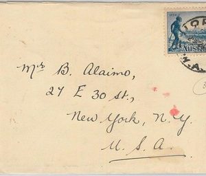 65656 - AUSTRALIA -  POSTAL HISTORY - Cover to USA - NICE!