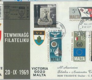 82618  - MALTA - Postal History -   FDC COVER 1969