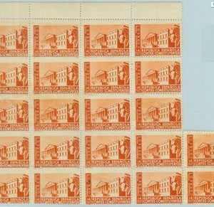 84189 - SPAIN - STAMPS  - Cortes Costituyentes - MISSPERF block of 22  MINT MNH