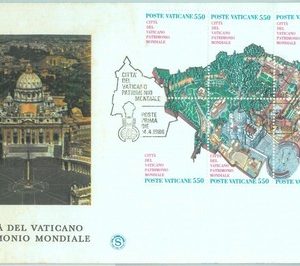 86555 - VATICANO - Postal History -  FDC Cover 1986  ARCHITECTURE