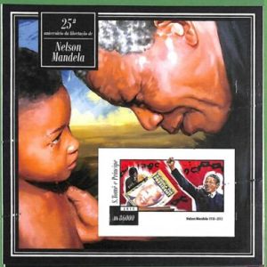 A3507 - Sao Tome & Principe - IMPERF 2015 PEOPLE Nelson Mandela