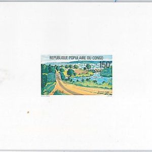43266  - CONGO -  DELUXE  PROOF  souvernir sheet - 1980 : BRIDGE