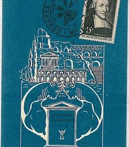 29631  WINE  RELIGION : FRANCE-  POSTAL HISTORY-  CONGRESS EUCARISTIQUE Nimes