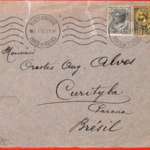 aa1002 - MONACO - Postal History -  COVER to BRAZIL  1933