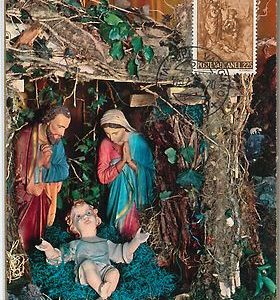 59067  -  VATICANO Vatican - POSTAL HISTORY: MAXIMUM CARD 1966  - XMAS