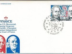 AMERICAN BICENTENIAL -  POSTAL HISTORY -  FDC COVER  1976 : FRANCE