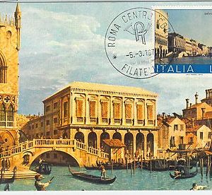 59059  -  ITALY - POSTAL HISTORY: MAXIMUM CARD 1973 -  ARCHITECTURE   VENICE