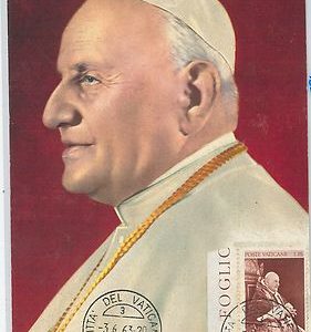 59065  -  VATICANO Vatican - POSTAL HISTORY: MAXIMUM CARD 1963  - POPE