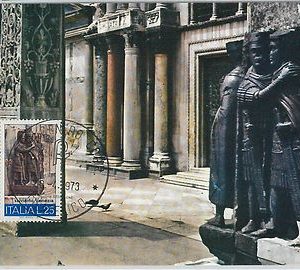 59058  -  ITALY - POSTAL HISTORY: MAXIMUM CARD 1973  -  ART Religion