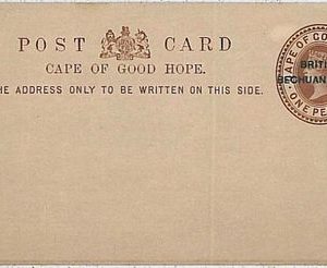 BRITISH BECHUANALAND  -  POSTAL STATIONERY : Higgings & Gage #1