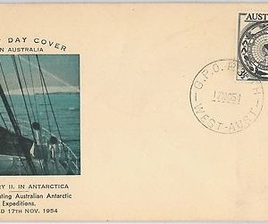 POLAR Antarctic -  POSTAL HISTORY : FDC COVER  - AUSTRALIA 1954 - Penguins Seals
