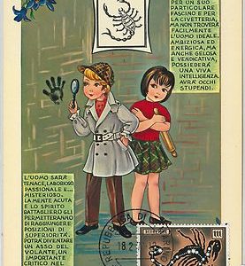 63792   SAN MARINO - POSTAL HISTORY: MAXIMUM CARD 1970  Horoscope ZODIAC Scorpio