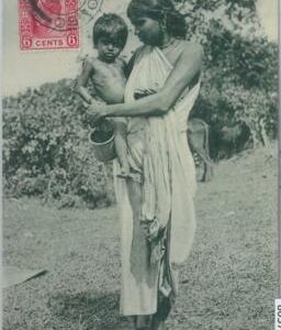 80378  -   CEYLON  - VINTAGE POSTCARD   -   Ethnic  1911