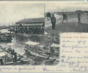 80358  -   CEYLON  - VINTAGE POSTCARD   -  COLOMBO 1900
