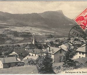 57676  -  SWITZERLAND -  Vintage Postcard - Vaud:  Vallorbe - Ballaigues  1911