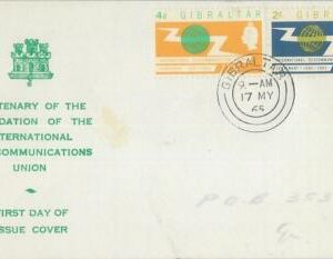 75675 - GIBRALTAR - Postal History -  FDC COVER 1965  UIT  Telecommunications
