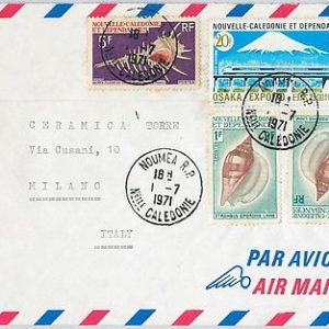 59359 - Nouvelle Calédonie - POSTAL HISTORY: COVER to ITALY 1971 - SHELL Everest
