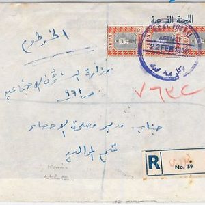 French colonies: S DAN -  POSTAL HISTORY - REGISTERED COVER to Khartoum 1958