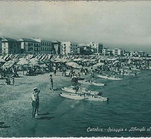 CARTOLINA d'Epoca - RIMINI provincia : Cattolica 1955