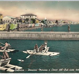 CARTOLINA d'Epoca - RIMINI provincia : Bellaria 1957