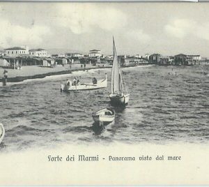80643 - CARTOLINA d'Epoca - LUCCA  - FORTE dei MARMI   1910